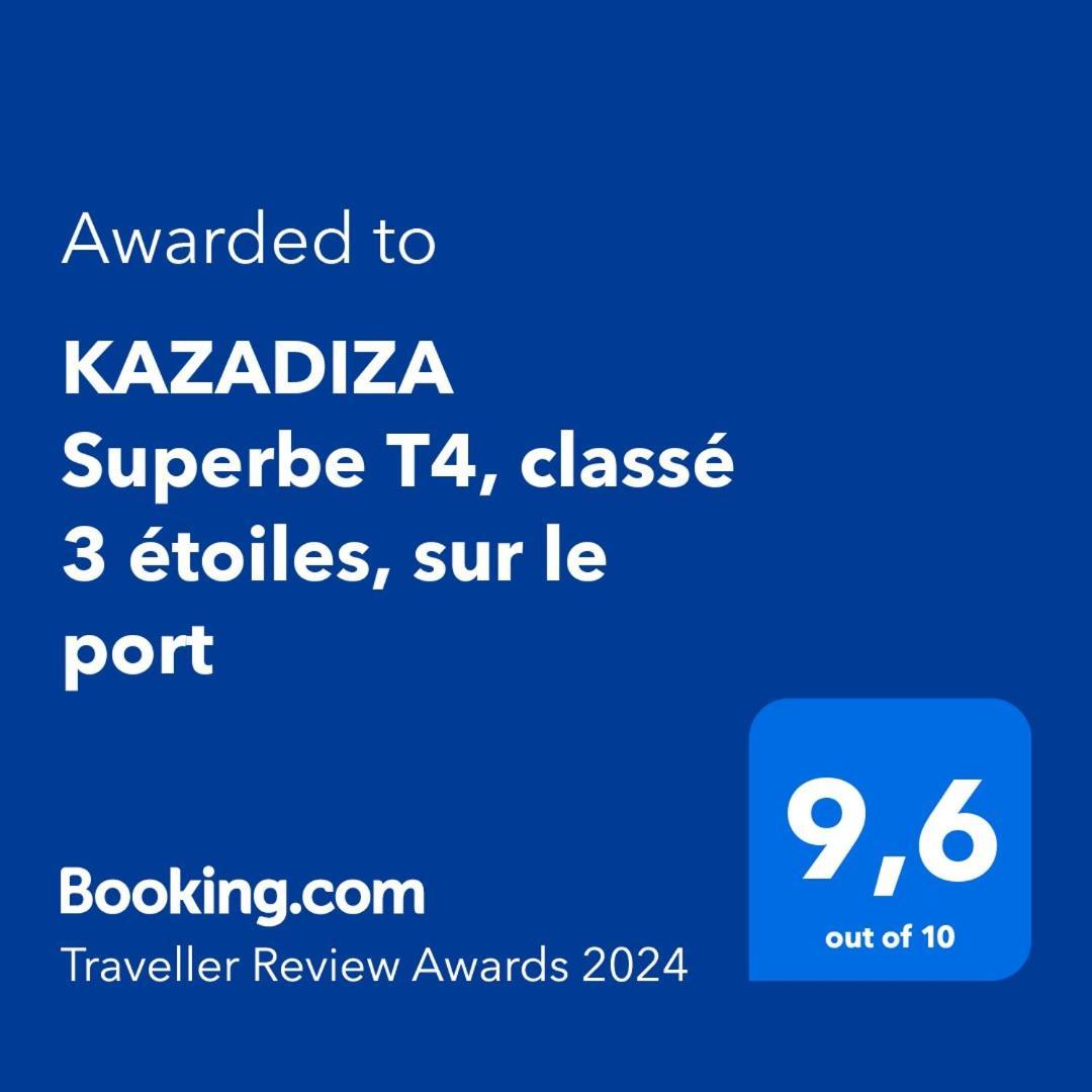 Kazadiza Superbe T4, Classe 3 Etoiles, Sur Le Port Пор-Вандр Екстер'єр фото