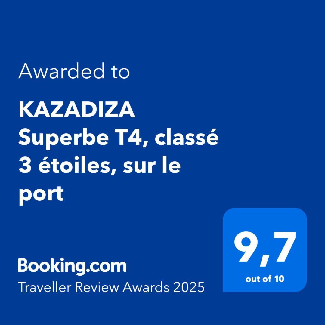 Kazadiza Superbe T4, Classe 3 Etoiles, Sur Le Port Пор-Вандр Екстер'єр фото